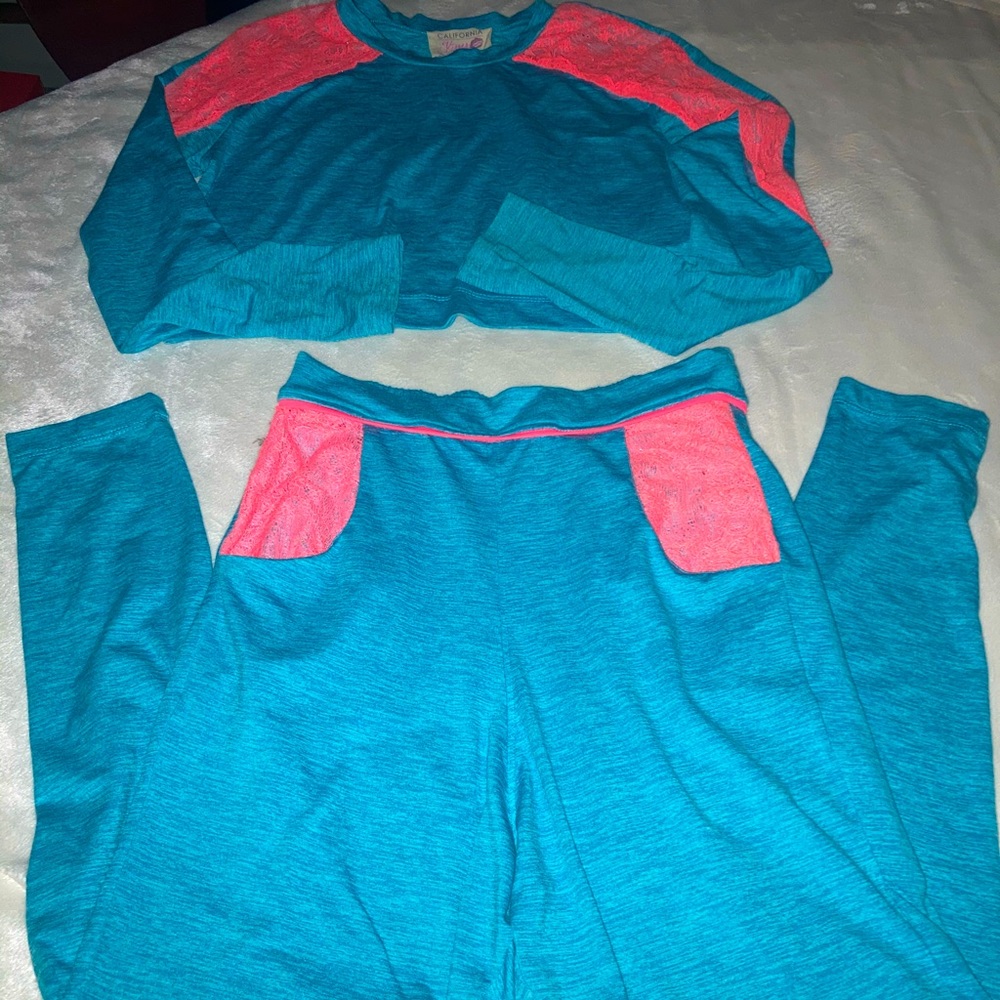 NWOT California Kisses 2pc szXL